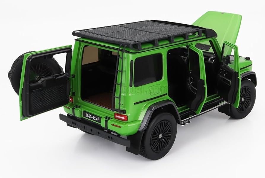 自動車 Mercedes-Benz G-Class 1/18 1/18 AUTOart Mercedes Benz G-Wagon LWB Smaragd Black w/ Box